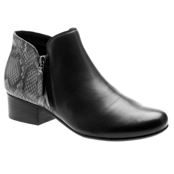 Abeo Shoes - ABEO Lanora Metatarsal Black Ankle Booties